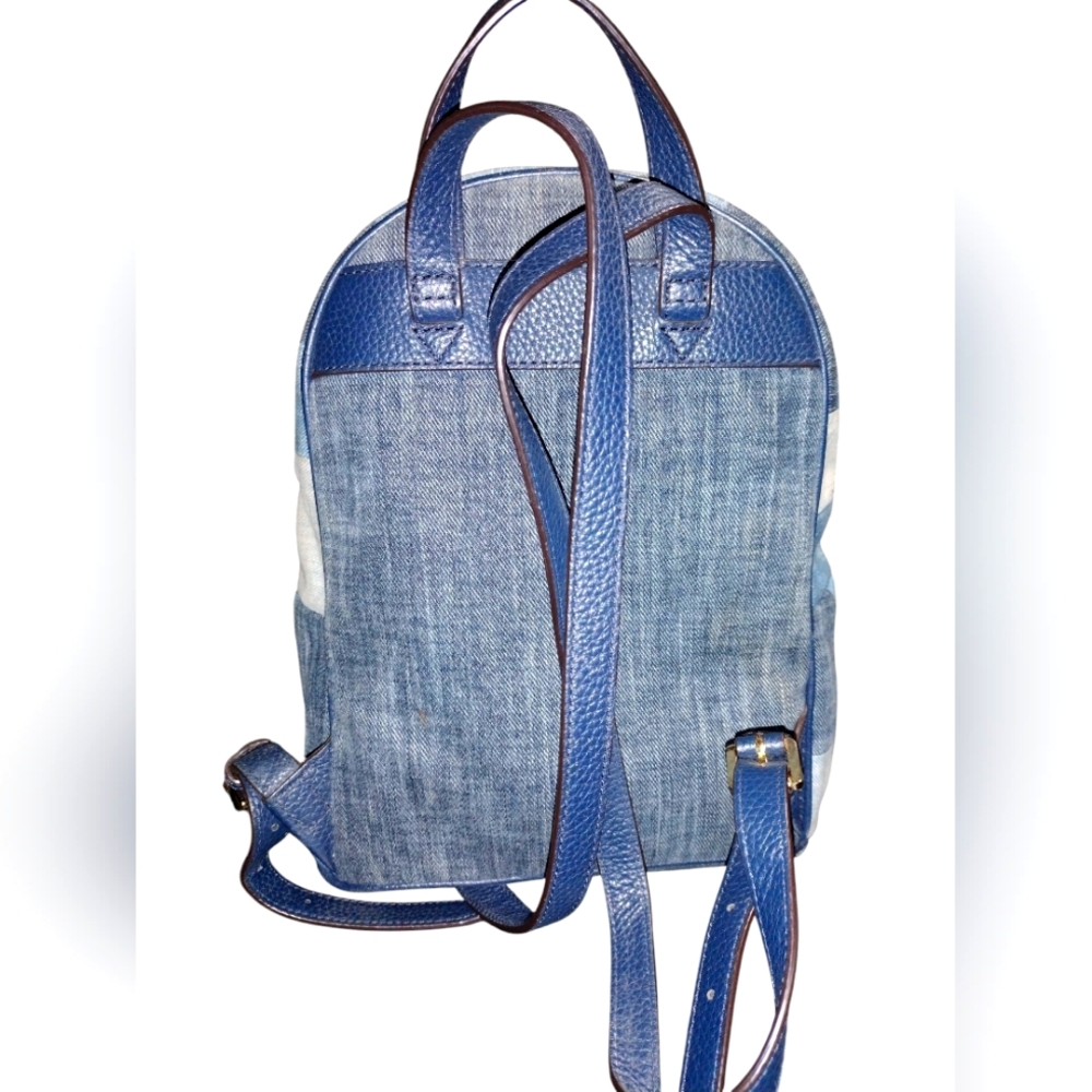 Michael Kors Blue Patchwork Backpack - image 2